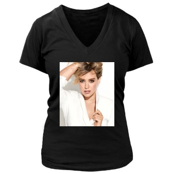 Hilary Duff Women's Deep V-Neck TShirt