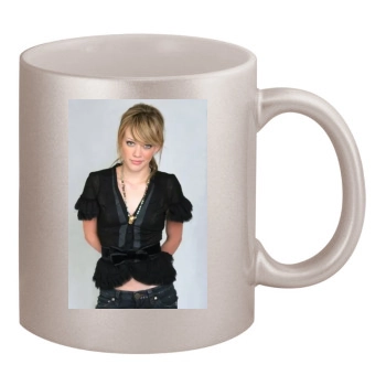 Hilary Duff 11oz Metallic Silver Mug