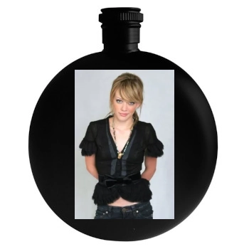 Hilary Duff Round Flask