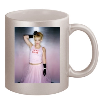 Hilary Duff 11oz Metallic Silver Mug