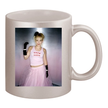 Hilary Duff 11oz Metallic Silver Mug