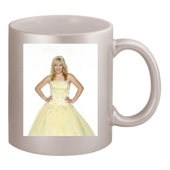 Hilary Duff 11oz Metallic Silver Mug