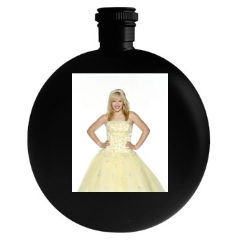 Hilary Duff Round Flask