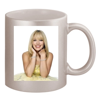 Hilary Duff 11oz Metallic Silver Mug