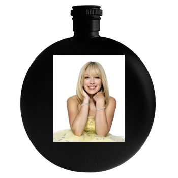 Hilary Duff Round Flask