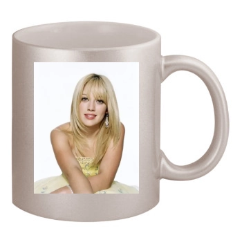 Hilary Duff 11oz Metallic Silver Mug