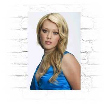 Hilary Duff Metal Wall Art