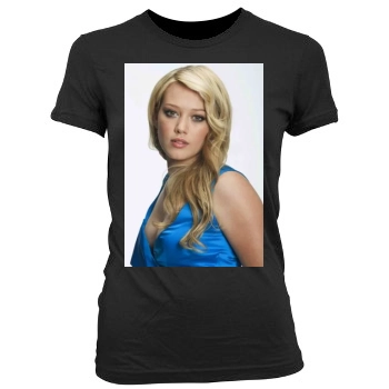 Hilary Duff Women's Junior Cut Crewneck T-Shirt