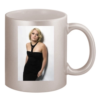 Hilary Duff 11oz Metallic Silver Mug