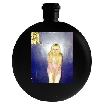 Hilary Duff Round Flask