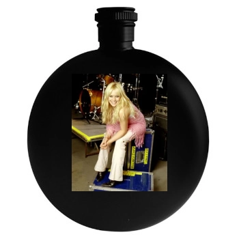 Hilary Duff Round Flask