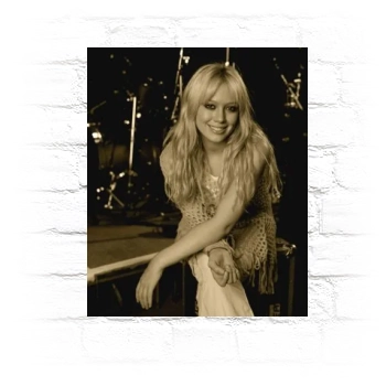 Hilary Duff Metal Wall Art