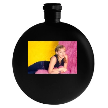 Hilary Duff Round Flask