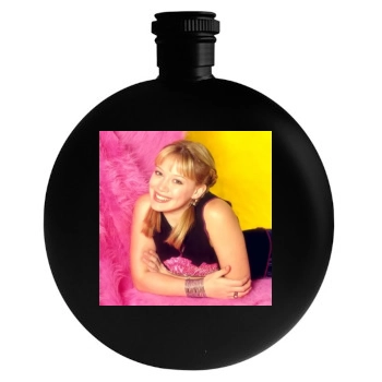 Hilary Duff Round Flask