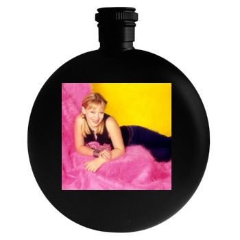 Hilary Duff Round Flask