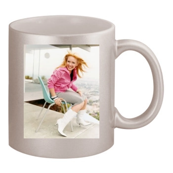 Hilary Duff 11oz Metallic Silver Mug