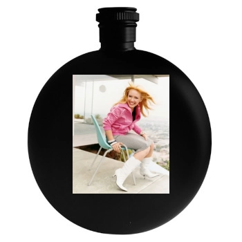 Hilary Duff Round Flask