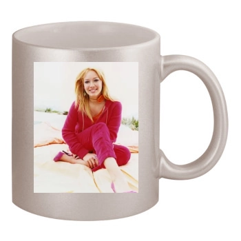 Hilary Duff 11oz Metallic Silver Mug