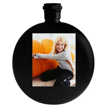 Hilary Duff Round Flask