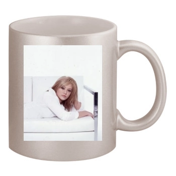 Hilary Duff 11oz Metallic Silver Mug