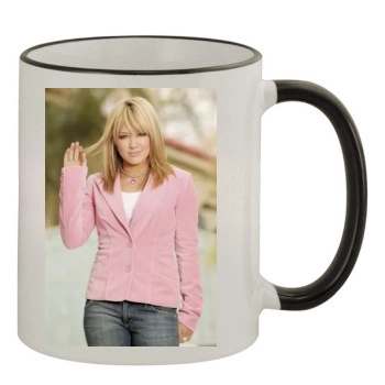 Hilary Duff 11oz Colored Rim & Handle Mug