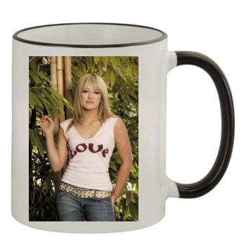 Hilary Duff 11oz Colored Rim & Handle Mug