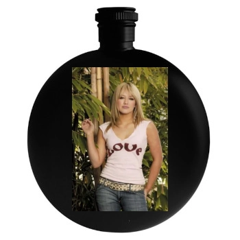 Hilary Duff Round Flask