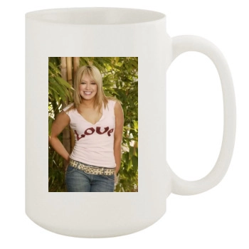 Hilary Duff 15oz White Mug