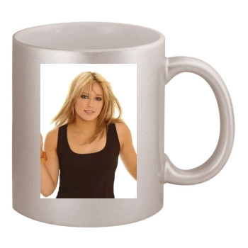 Hilary Duff 11oz Metallic Silver Mug