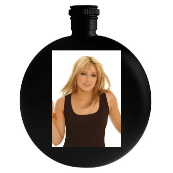 Hilary Duff Round Flask