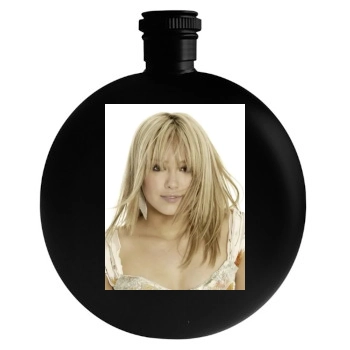 Hilary Duff Round Flask