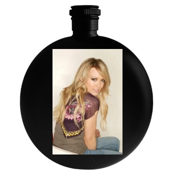 Hilary Duff Round Flask