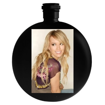 Hilary Duff Round Flask