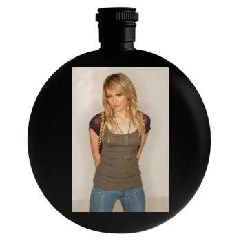 Hilary Duff Round Flask