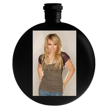 Hilary Duff Round Flask