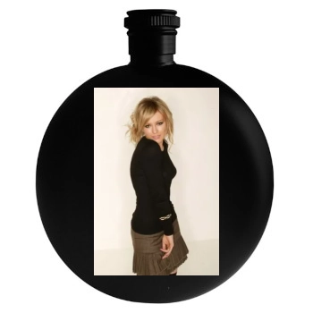 Hilary Duff Round Flask