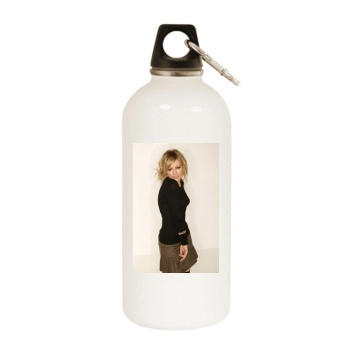 Hilary Duff White Water Bottle With Carabiner