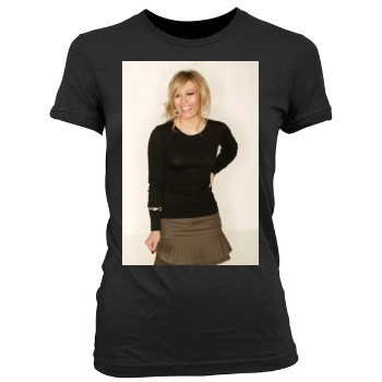 Hilary Duff Women's Junior Cut Crewneck T-Shirt