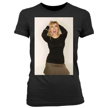 Hilary Duff Women's Junior Cut Crewneck T-Shirt