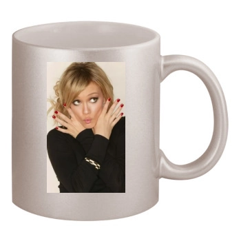 Hilary Duff 11oz Metallic Silver Mug