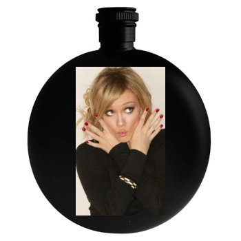 Hilary Duff Round Flask