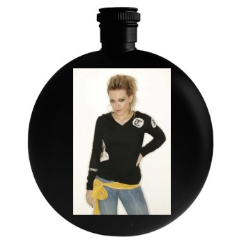 Hilary Duff Round Flask