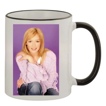 Hilary Duff 11oz Colored Rim & Handle Mug