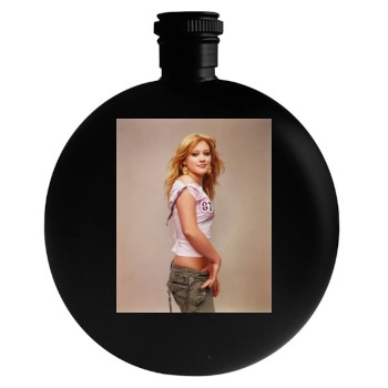 Hilary Duff Round Flask