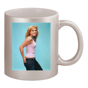 Hilary Duff 11oz Metallic Silver Mug