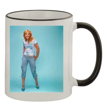 Hilary Duff 11oz Colored Rim & Handle Mug