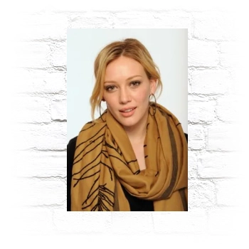 Hilary Duff Metal Wall Art