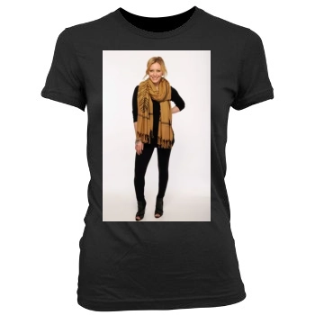 Hilary Duff Women's Junior Cut Crewneck T-Shirt