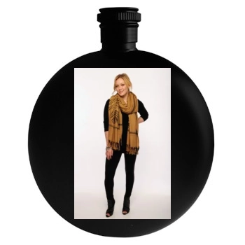 Hilary Duff Round Flask