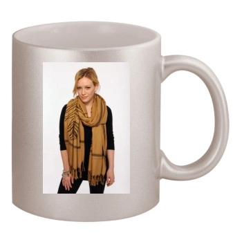 Hilary Duff 11oz Metallic Silver Mug